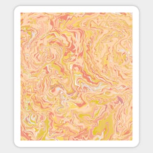 Trippy Pink Pastel Marble Sticker